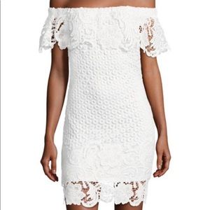 Romeo and Juliet Couture White Floral Lace Dress